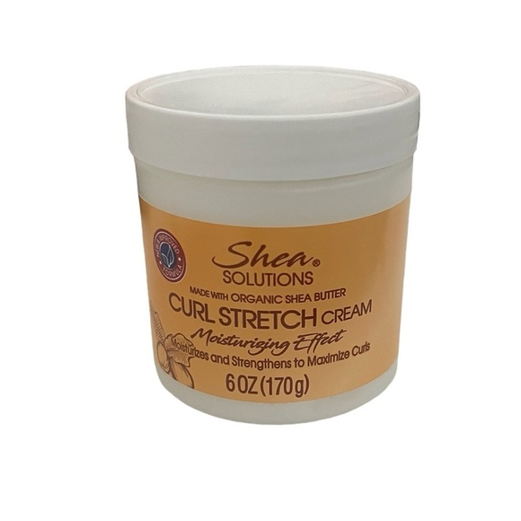 New Shea Solution Made W/ Organic Shea Butter Curl Stretch Cream Moisturizing E - Picture 2 of 5